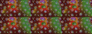 Yumuşak, yaz çiçekli arka plan. Kahverengi renkli çiçekler. Raster çiçek desenli ve çiçekli..