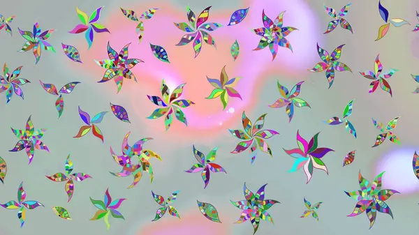 Güzel kumaş deseni. Düz Çiçek Elementleri Tasarımı. Raster çiçekli arka plan. Yazdır. Güzel eskiz şekli. Renkli Yaz Teması çizim şablonu.