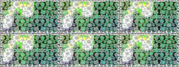 Kusursuz. Küçük renkli çiçekler. Küçük çiçekte güzel bir desen. Motley illüstrasyonu. Moda baskıları için zarif bir şablon. Çiçekli bahar çiçekleri.