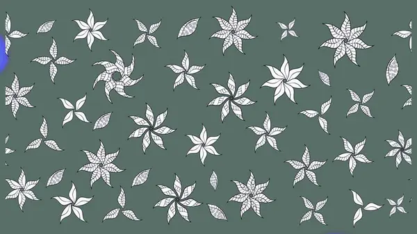 Raster Yumuşak kumaş deseni. Raster çiçek izi. Klasik taslak çizimi. Çiçek nötr çizim deseni.