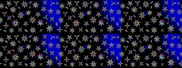 Renkli Bahar Teması eskiz kalıbı. Siyah renkli çiçekler. Çiçekli çizim şekli. Düz Çiçek Elementleri Tasarımı.