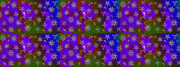 Çiçekli zambakların eskiz geçmişi. Çiçek tasarımı için inanılmaz bir kolaj cenneti tarzı. Parlak çiçekli kolaj çiçekleri mor.