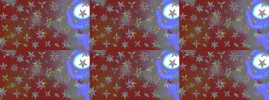 Çiçek rengi eskiz deseni. Klasik taslak çizimi. Raster çiçek izi..