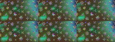 Tekstil, kumaş, kapaklar, duvar kağıtları, baskı, naylon, koleksiyon defteri, örgü, dekupaj için güzel bir eskiz. Küçük yeşil çiçeklerle oldukça kaliteli besin torbası deseni.