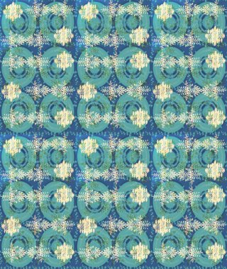 Güzel soyut kar taneleri raster tasarımı. Yeni yıl kar tanesi. Düz kar karalama ikonları, kar taneleri maviler içinde siluet, noel afişi için tarafsız ve yeşil renkler, kartlar.