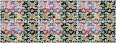 Çiçeksiz desenlerin resmi. Tarafsız renklerde vadinin çiçekleri.