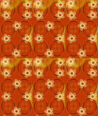 Yeni yıl kar tanesi. Düz kar karalama ikonları, kar taneleri kahverengi, sarı ve turuncu renkli siluetler noel afişi, kartlar. Güzel soyut kar tanesi raster tasarımı..