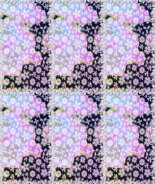 Raster illüstrasyonu. Chichi 'nin kumaş kalıbını çiz. Çiçek deseni. Renkli Bahar Teması eskiz kalıbı. Düz Çiçek Elementleri Tasarımı.