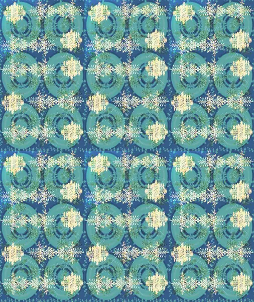 Güzel soyut kar taneleri raster tasarımı. Yeni yıl kar tanesi. Düz kar karalama ikonları, kar taneleri maviler içinde siluet, noel afişi için tarafsız ve yeşil renkler, kartlar.