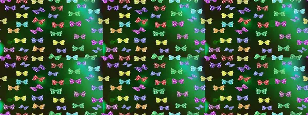 Çizim, karalama, karalama. Raster illüstrasyonu. Sonsuz. Tekrarlanan kelebekler. Elle çizilmiş sevimli kız çizimi deseni.