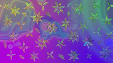 Düz Çiçek Elementleri Tasarımı. Renkli Bahar Teması eskiz kalıbı. Menekşe renginde zarif çiçek buketi suluboya. Raster illüstrasyonu.