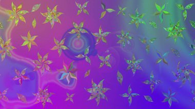 Mor renkli çiçekler suluboya tarzında. Mor renkte çiçekler olan çiçek deseni çiz.