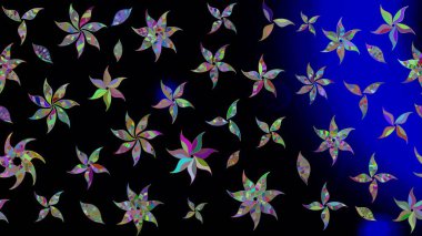 Bahar mevsimi. Raster güzel bir çiçek deseni çizmiş. Nazik romantik baskı. Tatil havası..