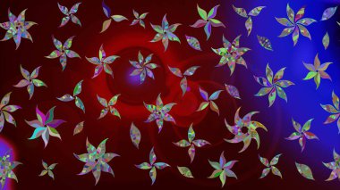 Kahverengi üzerine çiçekler. Suluboya, elle çizilmiş. Eskiz arkaplan modeli. Raster stoku.