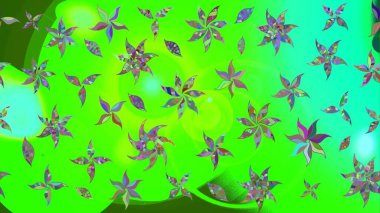 Güzel kumaş deseni. Renkli Yaz Temalı eskiz kalıbı. Düz Çiçek Elementleri Tasarımı. Raster illüstrasyonunda çiçek deseni çizimi.