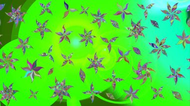 Raster illüstrasyonu. Kumaş, tekstil, duvar kağıdı baskısı için. Eskiz geçmişi. Eski usul. Miles Fleur, süslü püslü bir süs. Tomurcukları papatya çiçekleri olan sevimli bir çiçek deseni..