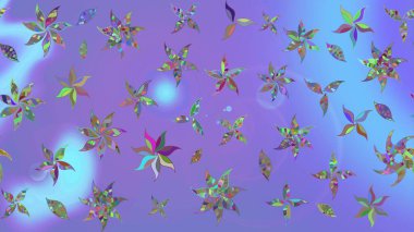 Raster güzel kumaş deseni çiziyor. Renkli Bahar Teması eskiz kalıbı. Düz Çiçek Elementleri Tasarımı. Çiçek deseni.