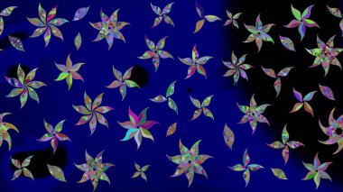 Raster Hip kumaş deseni. Eskiz Vintage Çiçek Deseni.