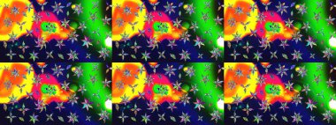 Eski moda arka plan. Desen, çizim, çiçek sınırı. Kıvırcık, parlak örgü. Raster illüstrasyonu. Güzel, parlak, pürüzsüz kumaş, tuval. Çiçeklerin çelengi.