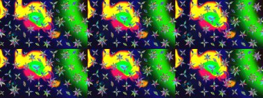 Çiçeksel elementlerle süslenmiş zarif raster dokusu. Küçük çiçekte hoş bir çiçek deseni var. Parlak çiçekli gri renkler üzerine soyut çizim deseni.