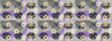 Güzel soyut kar taneleri raster tasarımı. Düz kar karalama ikonları, kar taneleri gri, nötr ve menekşe renkleri noel afişi için, kartlar. Yeni yıl kar tanesi.