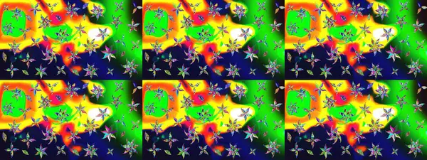 Klasik taslak çizimi. Çiçek yeşili eskiz deseni. Raster çiçek izi..