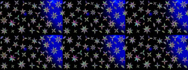 Renkli Bahar Teması eskiz kalıbı. Raster illüstrasyonu. Siyah renkte zarif çiçek buketi suluboya. Düz Çiçek Elementleri Tasarımı.