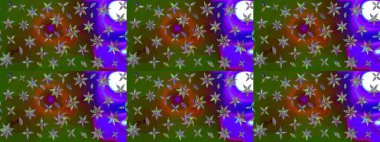 Küçük çiçekteki sevimli çiçek deseni. Yeşil renkte çiçekler.