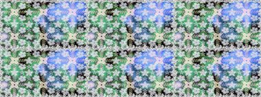 Vadinin çiçekleri tarafsız renklerde. Çiçekler. Soyut etnik raster pürüzsüz desen.