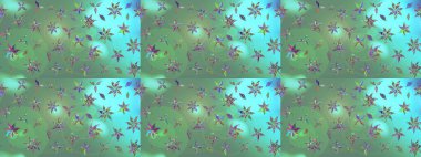 Çiçeğin suluboya çizimlerinin mükemmel deseni. Eski model. Suluboya çizim kalıbı. Dekorasyon ve tasarım için güzel bir desen. Moda yazdırma.