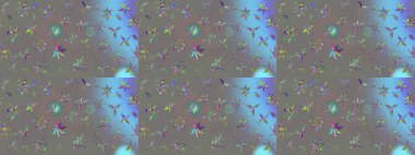 Düz Çiçek Elementleri Tasarımı. Gri renkli çiçekler. Renkli Bahar Teması eskiz kalıbı. Çiçek desenli eskiz, yaz çiçekleri..