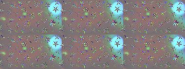 Tekstil, tebrik kartı, boyama kitabı, telefon kılıfı baskısı için kullanılabilir. Etnik Mandala süsü. Raster Henna dövme stili. Hint çiçekli desenli şal desenli..