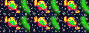 Güzel kumaş deseni. Güzel suluboya yaz çiçekleri deseni..