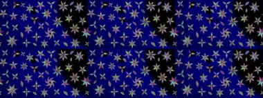 Raster resim. Çiçek desenli çiçek ve yaprakları ile. Sevimli küçük çiçek desenle.