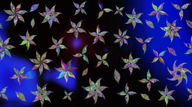 Modaya uygun kumaş deseni. Tony 'nin kumaş kalıbını çiz. Raster illüstrasyonu. Küçük çiçekte sevimli çiçek deseni var..