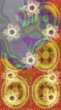 Güzel kar tanesi simgesi. Güzel kar tanesi simgesi web için basit Illustration. Raster resim. Renkli arka plan üzerinde izole sevimli kar taneleri.