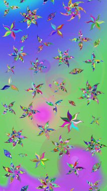 Raster. Sabıka fotoğraflarında, bebek kıyafetlerinde, duvar kâğıtlarında, paket kutularında falan kullanılabilir. Zarif, parlak ve eskiz yeşil çiçek deseni tasarımı.