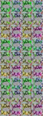 Düz Çiçek Elementleri Tasarımı. Şirin çiçek elementleri. Kusursuz desenli, modaya uygun kumaş deseni. Raster illüstrasyonu. Renkli Bahar Teması Kusursuz Arkaplan.