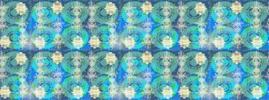 Kar tanesi mavi, nötr ve yeşil renklerde izole edilmiş. Raster illüstrasyonu. Raster illüstrasyonu. Kar Tanesi Simgesi.