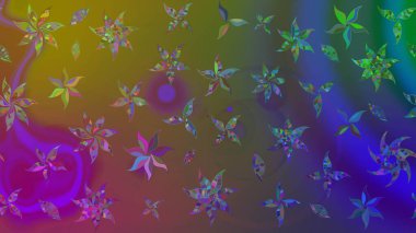 Raster Güzel kumaş deseni. Çiçek arkaplan ile soyut zarafet çizim deseni.