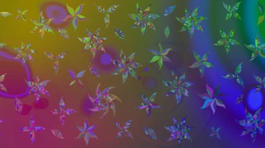 Kahverengi renklerde. Raster illüstrasyonu. Çiçek. Taslak dekoratif arka plan, çiçek mandala.