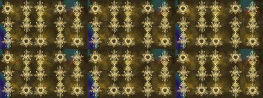 Raster illüstrasyonu. Kar taneleri kahverengi, gri ve yeşil renklerde izole edilmiş. Raster illüstrasyonu. Kar Tanesi Simgesi.