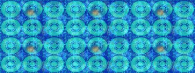 Renkli elementlerle Raster ilginç desen