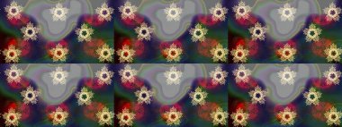 Kar Tanesi Mozaik ikonu. Siluet kar tanesi işareti izole edilmiş gri, yeşil ve kahverengi renkler. Düz dizayn. Sembol kışı, donmuş, Noel, yeni yıl tatili. Grafiksel element dekorasyonu. Raster tasarımı.