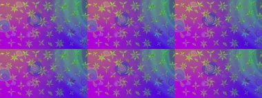 Renkli Yaz Temalı eskiz kalıbı. Mor renkli çiçekler. Çiçekli eskiz çizimi. Düz Çiçek Elementleri Tasarımı.