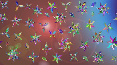 Kahverengi renkli çiçek desenli eskiz, el yapımı papatyalar, papatyalar. Tekrar eden çiçek arkaplanı, zarif kahverengi çiçek duvar kağıdı..