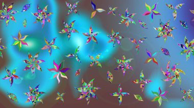 Raster Moda kumaş deseni. Çizgi çizimi kalıbı. Şirin çiçekler..