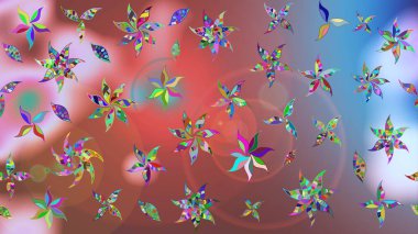 Paketleme, tekstil, duvar kâğıdı için çiçek eskizi. Yumuşak fayans. Klasik çiçek desenli. Raster 'ın taze dokusu. Yumuşak pamuk tasarımı.