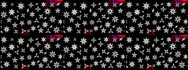 Organik elementler. Raster deseni. Botanik çizim kalıbı. Suluboya etkisi.