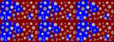 Çiçekli yaz çiçekleri. Moda baskıları için zarif bir şablon. Küçük renkli çiçekler. Küçük çiçekte güzel bir desen. Robot resim. Motley illüstrasyonu.